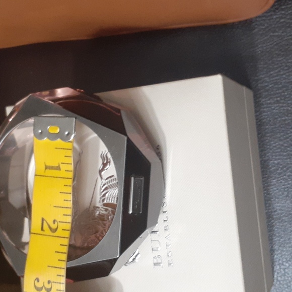 BURBERRY ACRYLIC CUFF BANGLE BRACELET AUTHENTIC